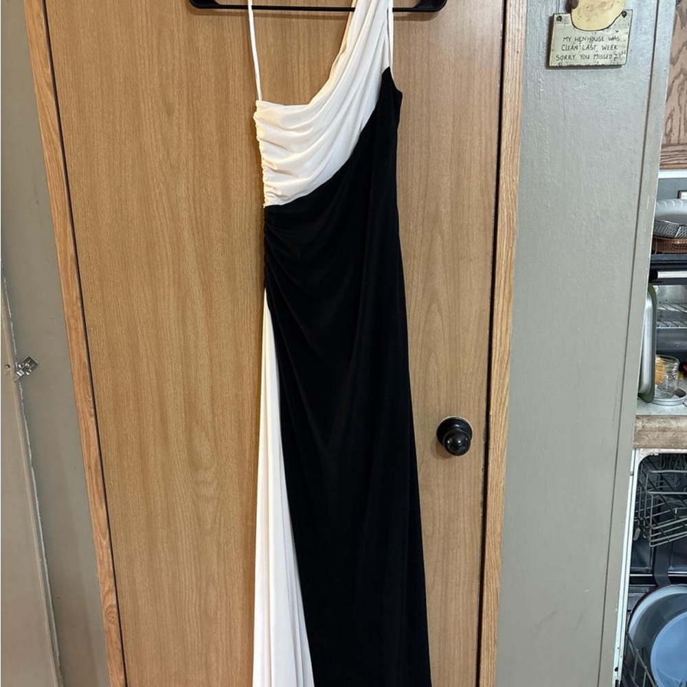 Ralph Lauren Black and White Maxi Dress